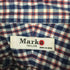 マーカ marka マチ付き ボタンダウン チェックシャツ メンズ JPN:1