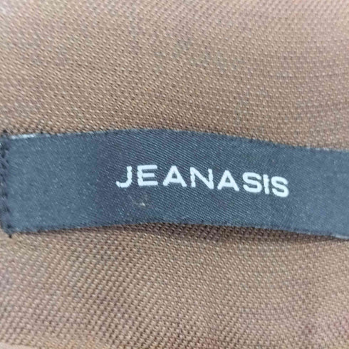 ジーナシス JEANASIS ノーカラーシアーLジャケット レディース FREE