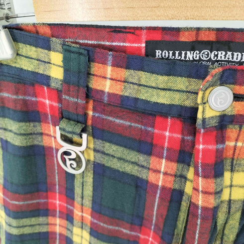 ローリングクレイドル Rolling Cradle タータンチェック ストレートパンツ メンズ JPN:XL