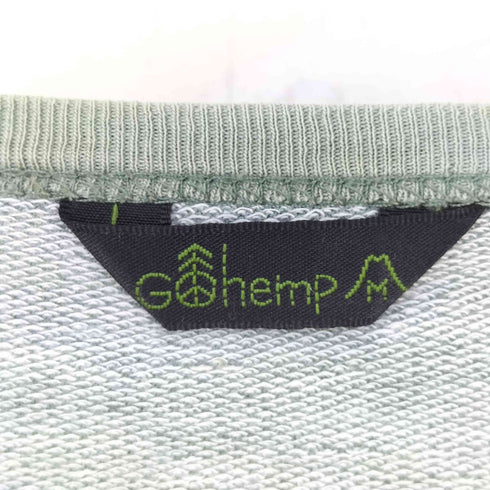 ゴーヘンプ GOHEMP ヘンプ混 長袖 カットソー メンズ M