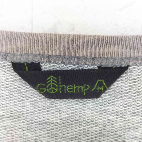 ゴーヘンプ GOHEMP ヘンプ混 長袖 カットソー メンズ M