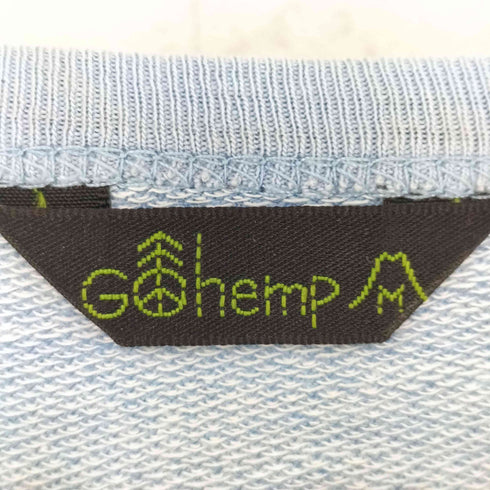 ゴーヘンプ GOHEMP ヘンプ混 長袖 カットソー メンズ M