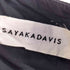 サヤカデイヴィス SAYAKA DAVIS ゼブラ柄 スタンドネック ブラウス レディース JPN:S