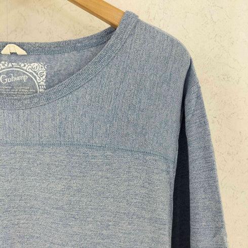 ゴーヘンプ GOHEMP ヘンプ コットン 7分丈 カットソー メンズ L