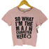 LUVISTRUE/ SO WHAT IM THE CHARACTER HERE Tシャツ レディース FREE