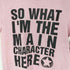 LUVISTRUE/ SO WHAT IM THE CHARACTER HERE Tシャツ レディース FREE