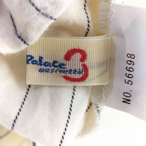 パラスパレス PALLAS PALACE スタンドネック ストライプ ブラウス レディース