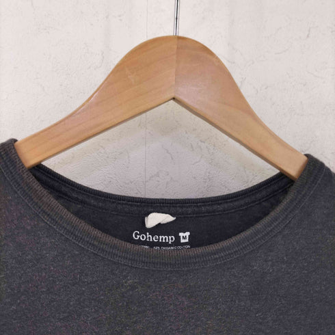 ゴーヘンプ GOHEMP ヘンプ オーガニックコットン 半袖 カットソー メンズ M