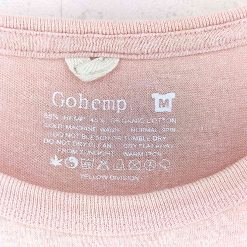 ゴーヘンプ GOHEMP ヘンプ オーガニックコットン 半袖 カットソー メンズ M