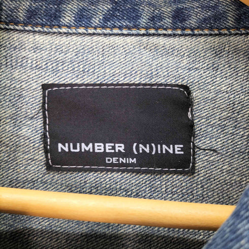 N NUMBER 袖口音符柄 トラッカー デニムジャケット メンズ JPN:L