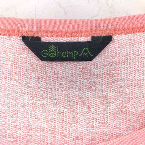ゴーヘンプ GOHEMP ヘンプ混 半袖 ポケット Tシャツ メンズ M