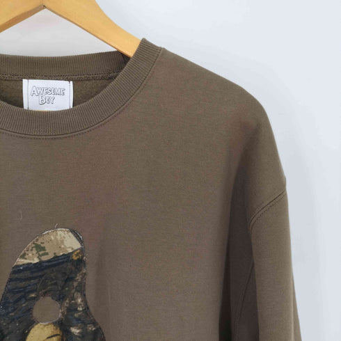 AWESOME BOY A LOGO CREW NECK SWEAT メンズ JPN:XL