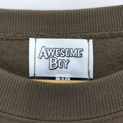 AWESOME BOY A LOGO CREW NECK SWEAT メンズ JPN:XL