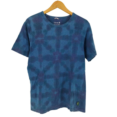 ゴーヘンプ GOHEMP ヘンプ オーガニックコットン 半袖 タイダイ柄 Tシャツ メンズ M