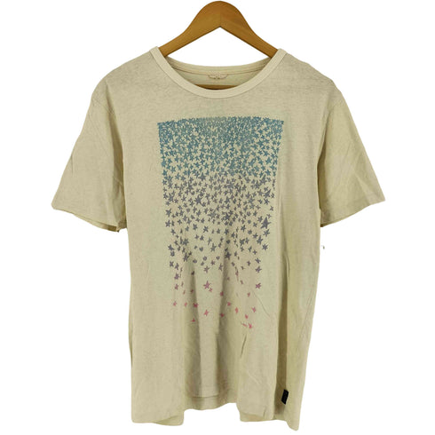ゴーヘンプ GOHEMP ヘンプ オーガニックコットン 半袖 スタープリント Tシャツ メンズ L