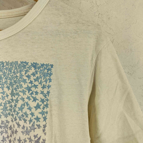 ゴーヘンプ GOHEMP ヘンプ オーガニックコットン 半袖 スタープリント Tシャツ メンズ L