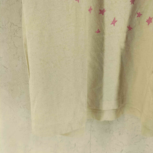 ゴーヘンプ GOHEMP ヘンプ オーガニックコットン 半袖 スタープリント Tシャツ メンズ L