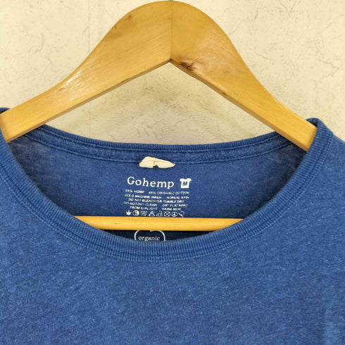 ゴーヘンプ GOHEMP ヘンプ オーガニックコットン 半袖 カットソー メンズ M