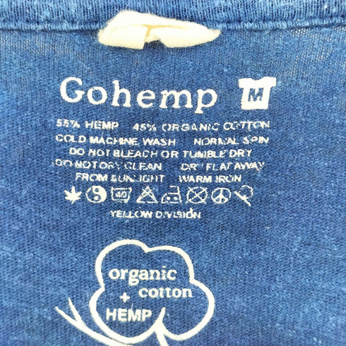 ゴーヘンプ GOHEMP ヘンプ オーガニックコットン 半袖 カットソー メンズ M