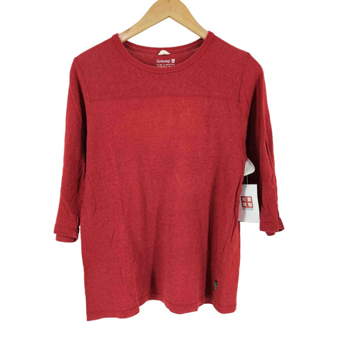 ゴーヘンプ GOHEMP ヘンプ オーガニックコットン 7分丈 カットソー メンズ M