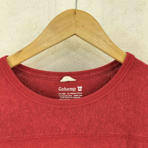 ゴーヘンプ GOHEMP ヘンプ オーガニックコットン 7分丈 カットソー メンズ M