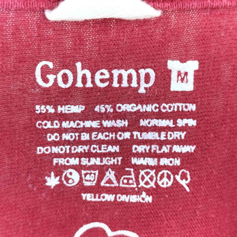 ゴーヘンプ GOHEMP ヘンプ オーガニックコットン 7分丈 カットソー メンズ M