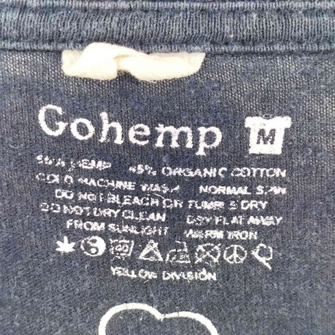 ゴーヘンプ GOHEMP ヘンプ オーガニックコットン 長袖 カットソー メンズ M