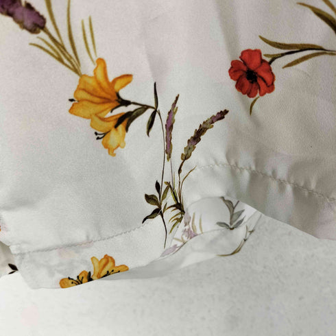 メルヴィンス MLVINCE 花柄 半袖 オープンカラー シャツ メンズ