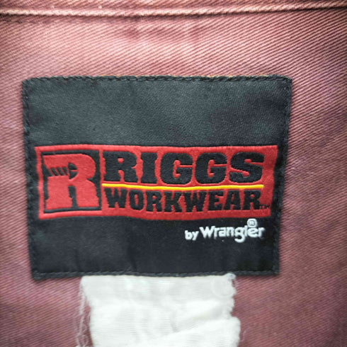 ラングラー Wrangler RIGGS WORKWEAR ボタンダウン L/S ワークシャツ メンズ