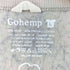 ゴーヘンプ GOHEMP ヘンプ オーガニックコットン ボタニカル柄 切替 7分丈 カットソー メンズ L