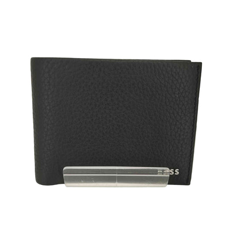 ヒューゴボス HUGO BOSS グレインレザー ウォレット 二つ折り財布 メンズ