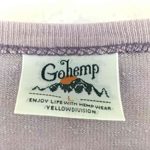 ゴーヘンプ GOHEMP ヘンプ コットン ラグランスリーブ 長袖 カットソー メンズ L