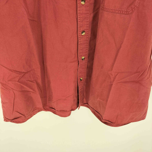 エディーバウアー Eddie Bauer 00S 台湾製 S/S B.D ワークシャツ メンズ XXL