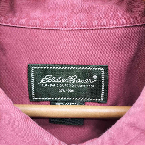 エディーバウアー Eddie Bauer 00S 台湾製 S/S B.D ワークシャツ メンズ XXL