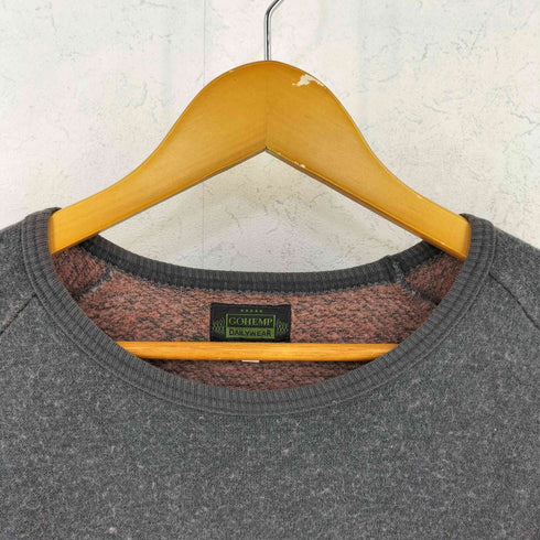 ゴーヘンプ GOHEMP DAILYWEAR デイリーウェア コットン ヘンプ ラムウール ラグランスリーブ 長袖 カットソー メンズ 3