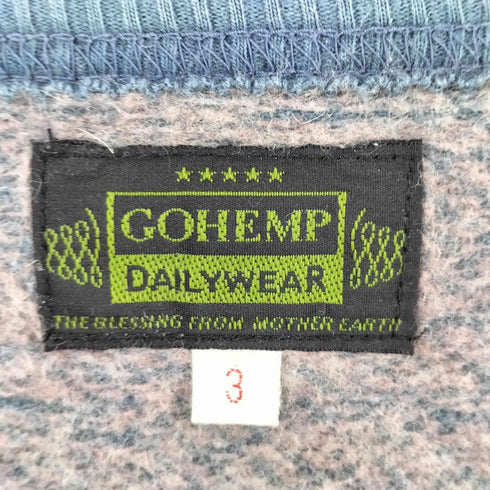 ゴーヘンプ GOHEMP DAILYWEAR デイリーウェア コットン ヘンプ ラムウール 長袖 カットソー メンズ 3