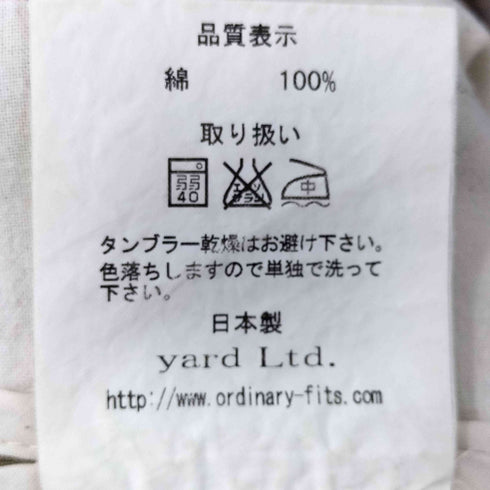 オーディナリーフィッツ Ordinary fits ヘリンボーン チノトラウザー メンズ JPN:1
