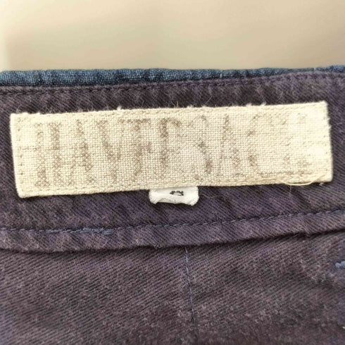 ハバーサック HAVERSACK リネン ワイドトラウザー メンズ JPN:S