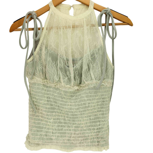 アンドマリー AND MARY Paula lacey chiffon tops レディース FREE