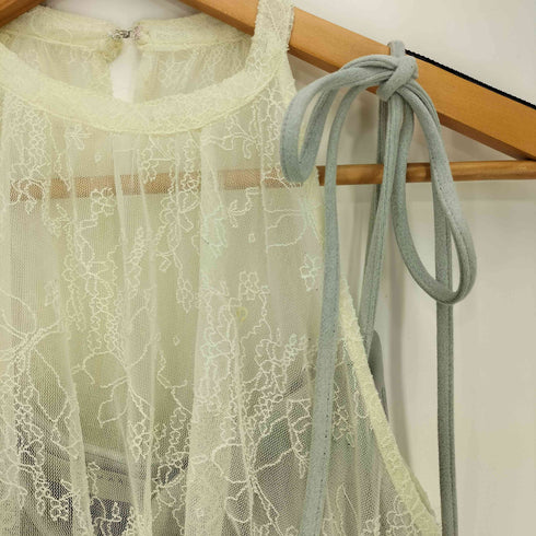 アンドマリー AND MARY Paula lacey chiffon tops レディース FREE