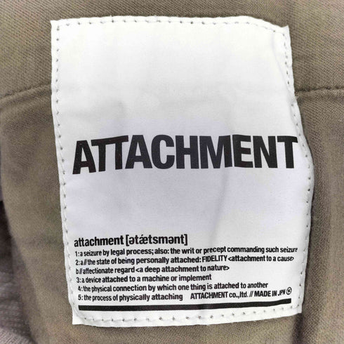 アタッチメント ATTACHMENT コーデュロイ セミフレアパンツ メンズ