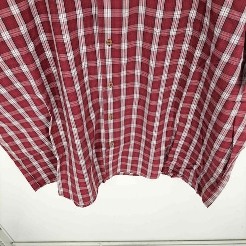 ラングラー Wrangler バングラデシュ製 PREMIUM QUALITY マドラスチェック S/S B.D シャツ メンズ 3XL