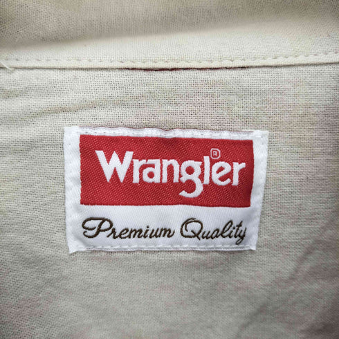 ラングラー Wrangler バングラデシュ製 PREMIUM QUALITY マドラスチェック S/S B.D シャツ メンズ 3XL