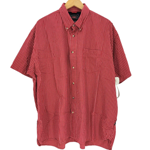 ラングラー Wrangler PREMIUM QUALITY COOL RIUER COTTON グラフチェック S/S B.D シャツ メンズ 2XL
