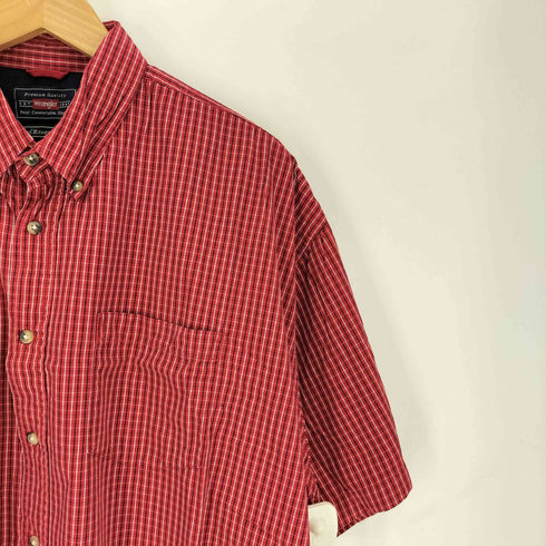 ラングラー Wrangler PREMIUM QUALITY COOL RIUER COTTON グラフチェック S/S B.D シャツ メンズ 2XL