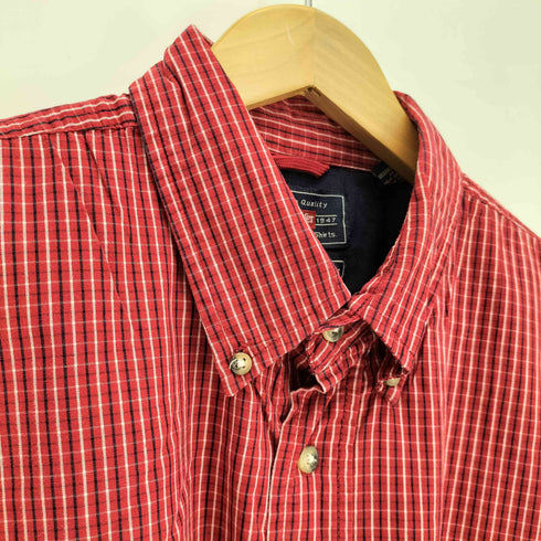 ラングラー Wrangler PREMIUM QUALITY COOL RIUER COTTON グラフチェック S/S B.D シャツ メンズ 2XL