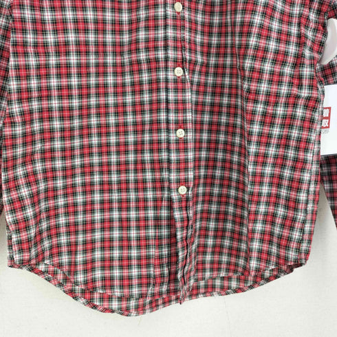 ラルフローレン RALPH LAUREN スモールポニー タータンチェック 長袖シャツ レディース import:M