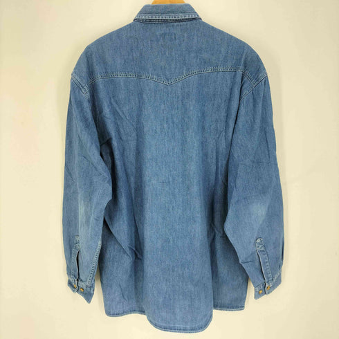 Camargue 90 00S L/S デニム ウエスタン シャツ メンズ import:XL