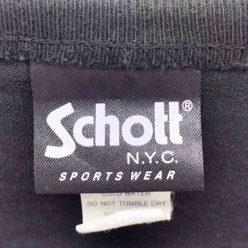 ショット Schott DRAW HEM PK T-SHIRTS メンズ JPN:L