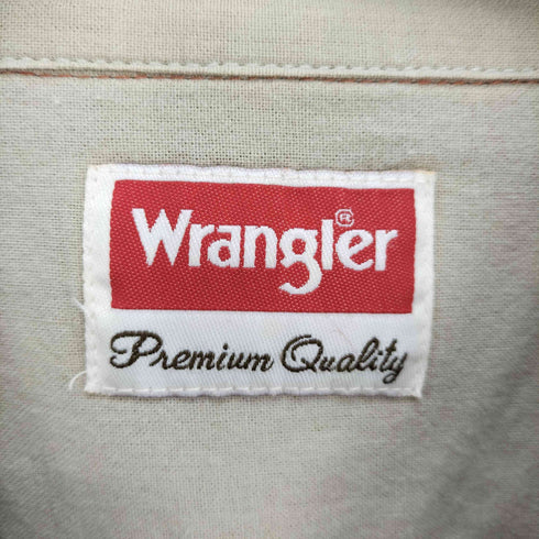 ラングラー Wrangler L/S コットン ワークシャツ メンズ 3XL